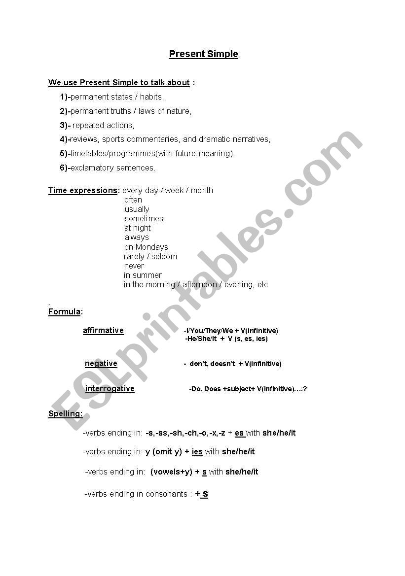 sds worksheet