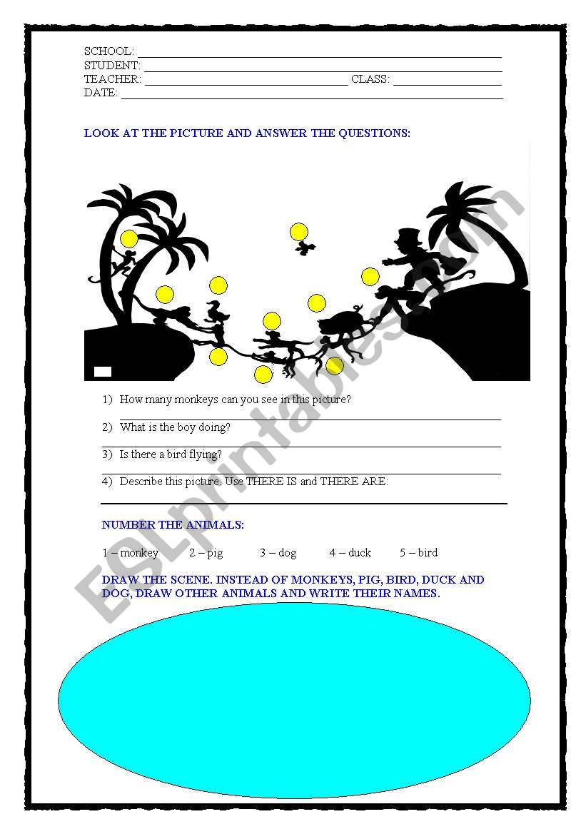 WHATS IN THE PICTURE? worksheet