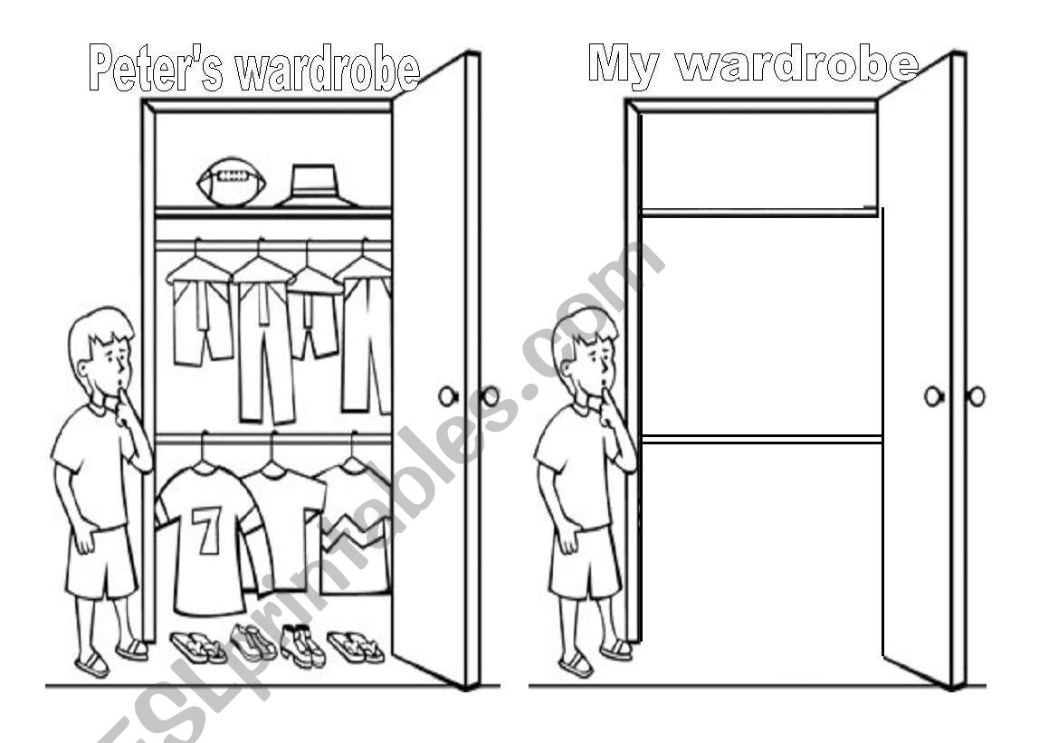 My wardrobe worksheet