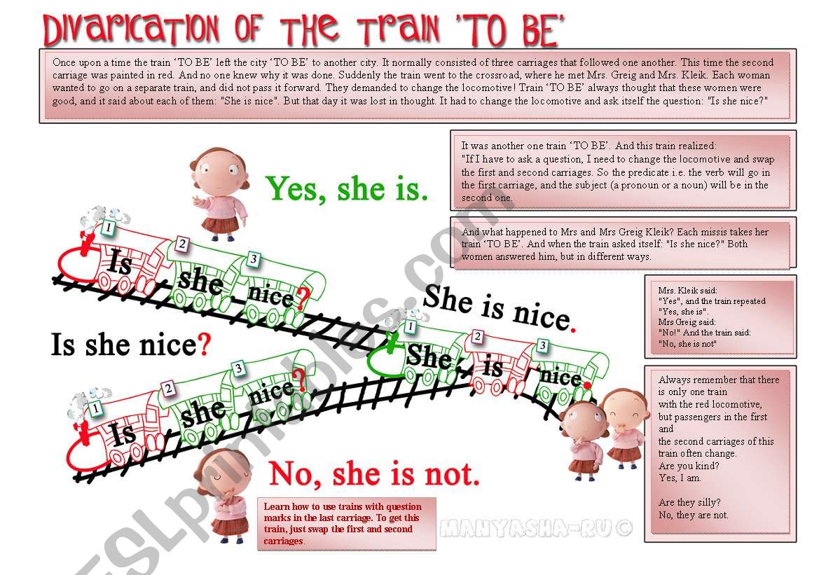 Grammar tales (to be)3 worksheet