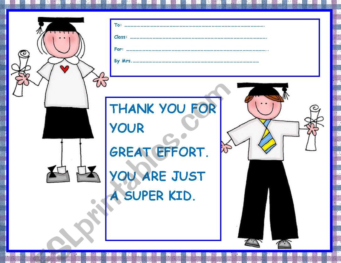 super kid worksheet