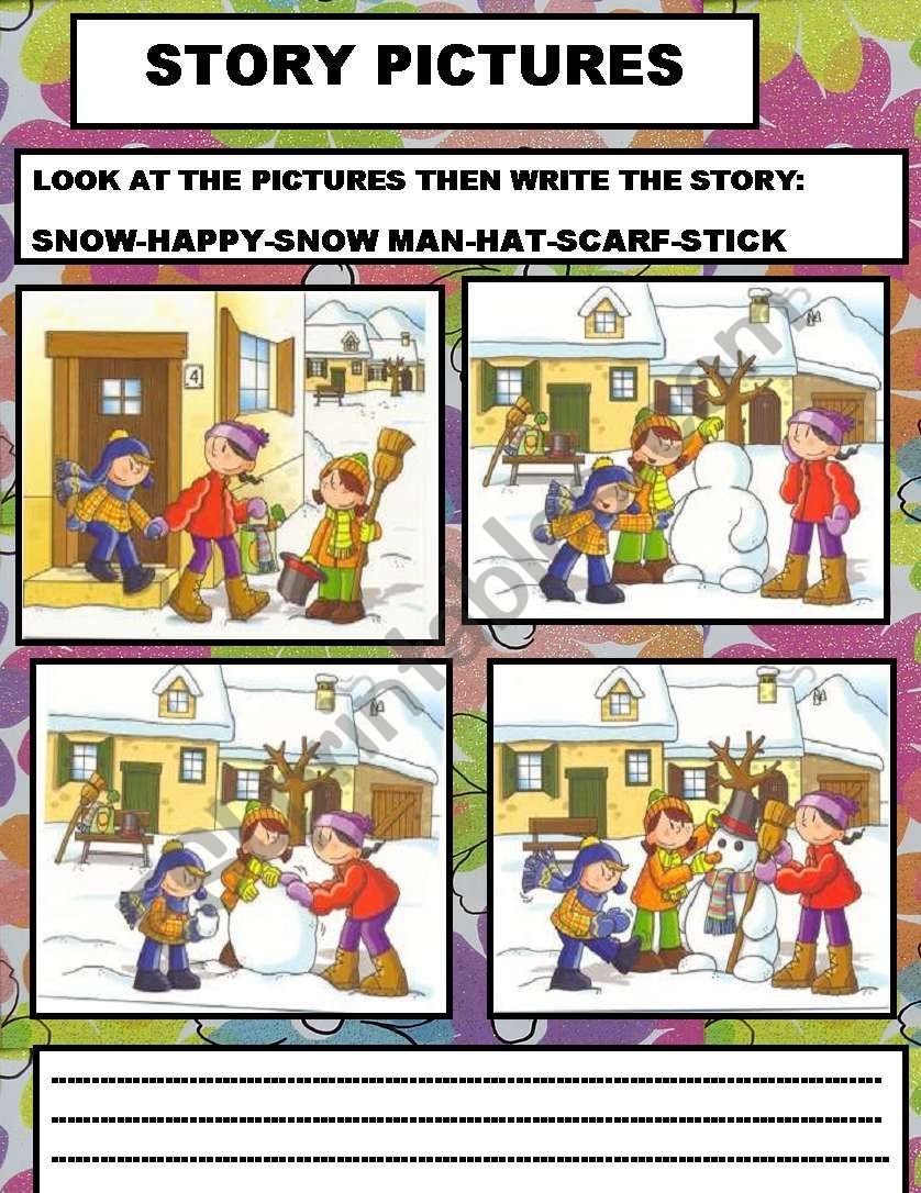 STORY PICTURES worksheet
