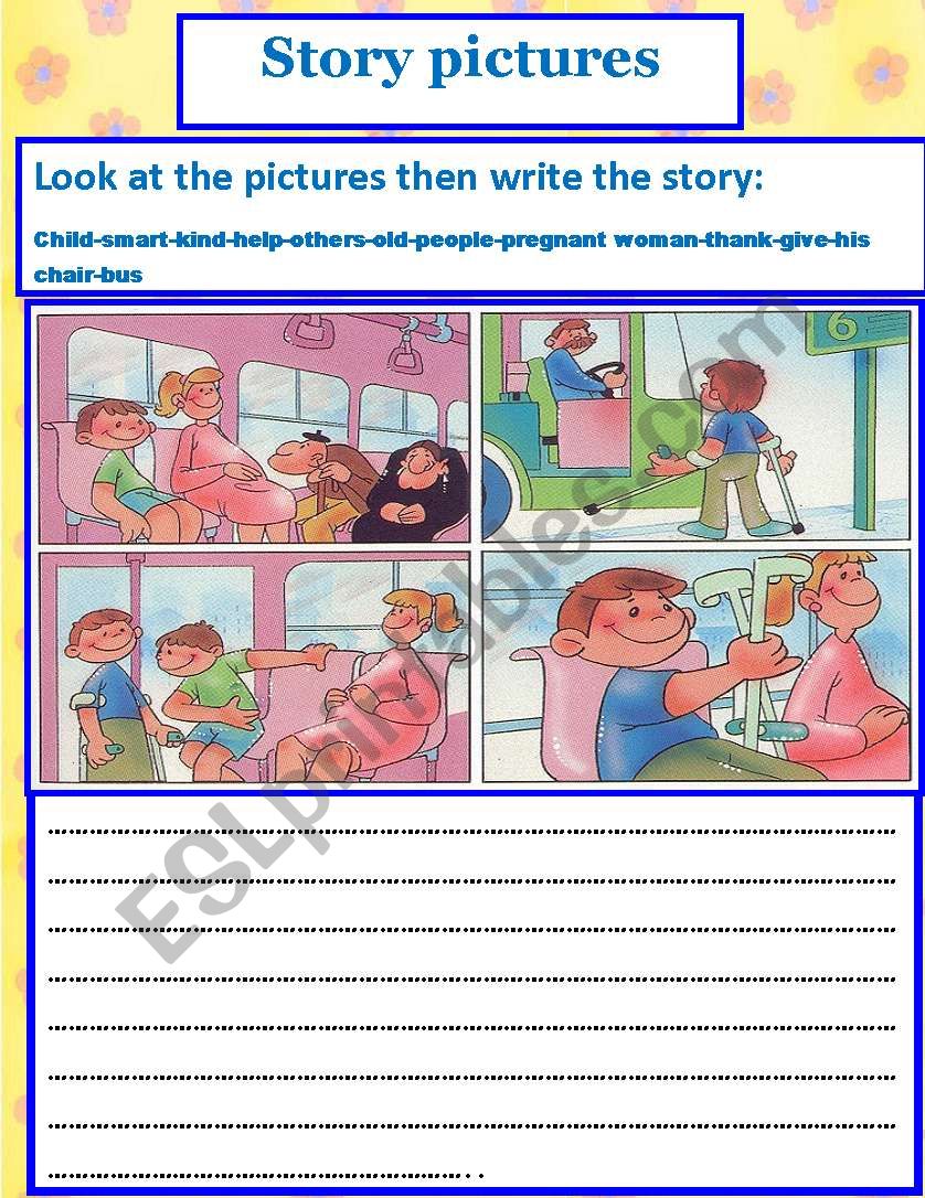 story pictures worksheet