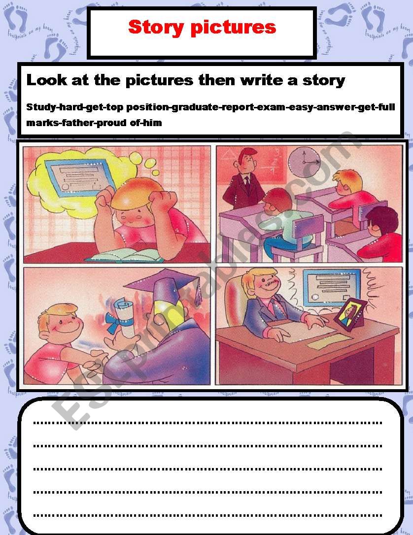 story pictures worksheet