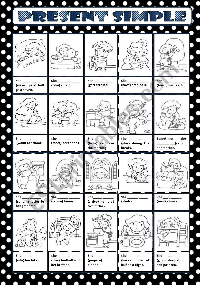 PRESENT SIMPLE worksheet