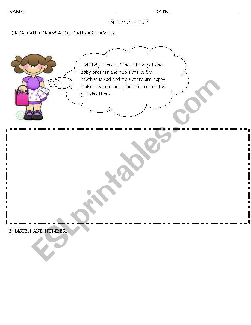 test worksheet