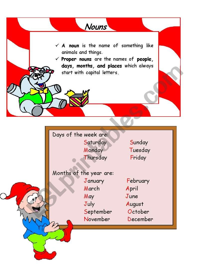 nouns worksheet