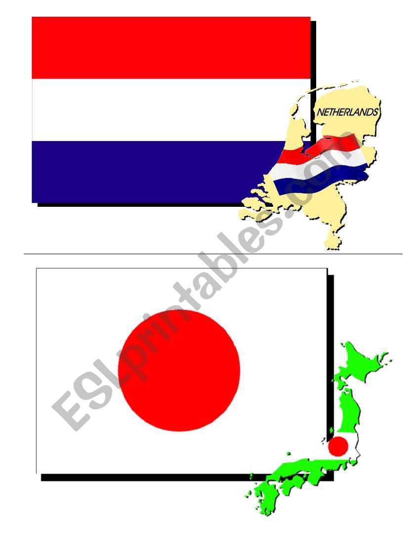 Countries Flashcards 2 worksheet
