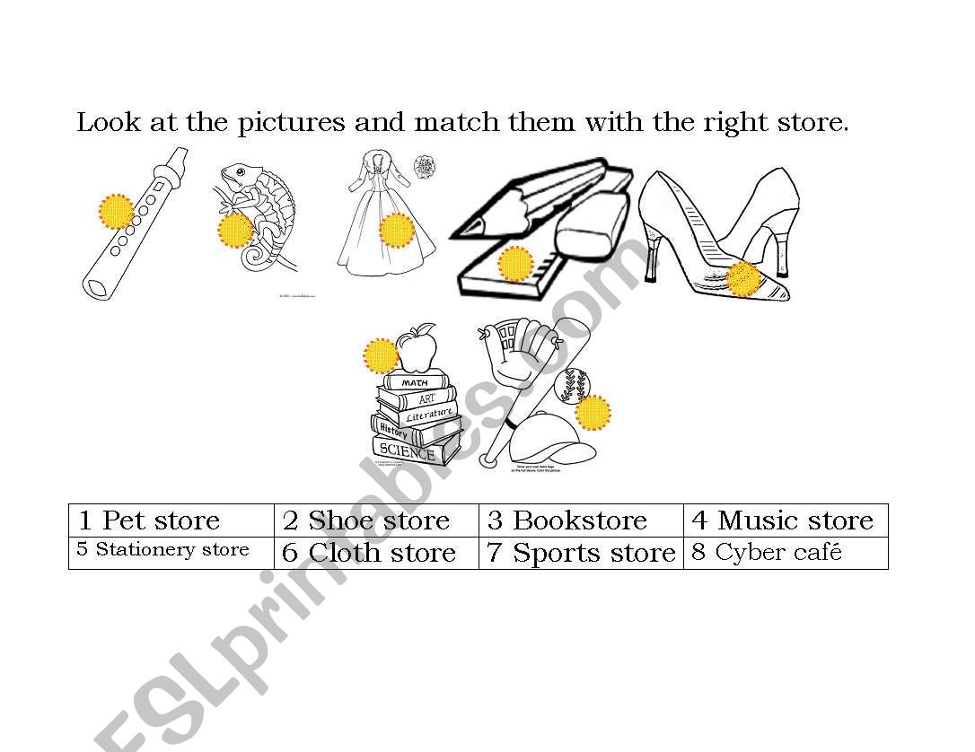 Stores worksheet