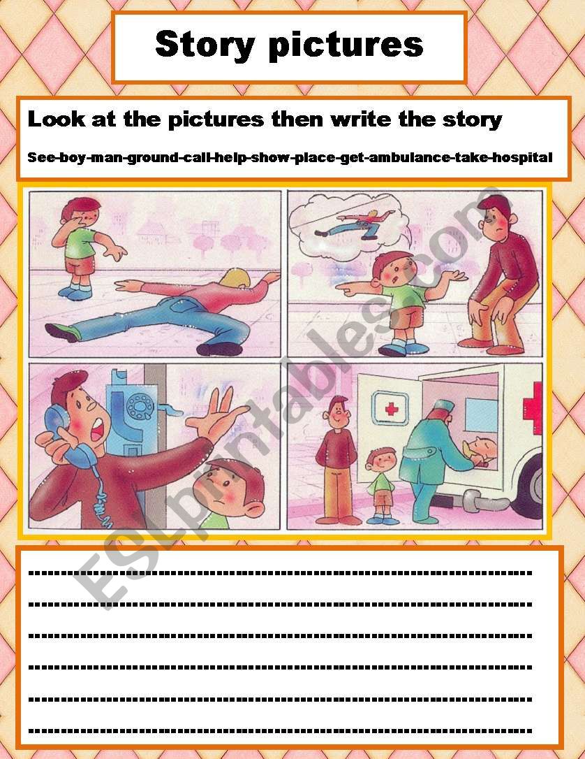 story pictures worksheet