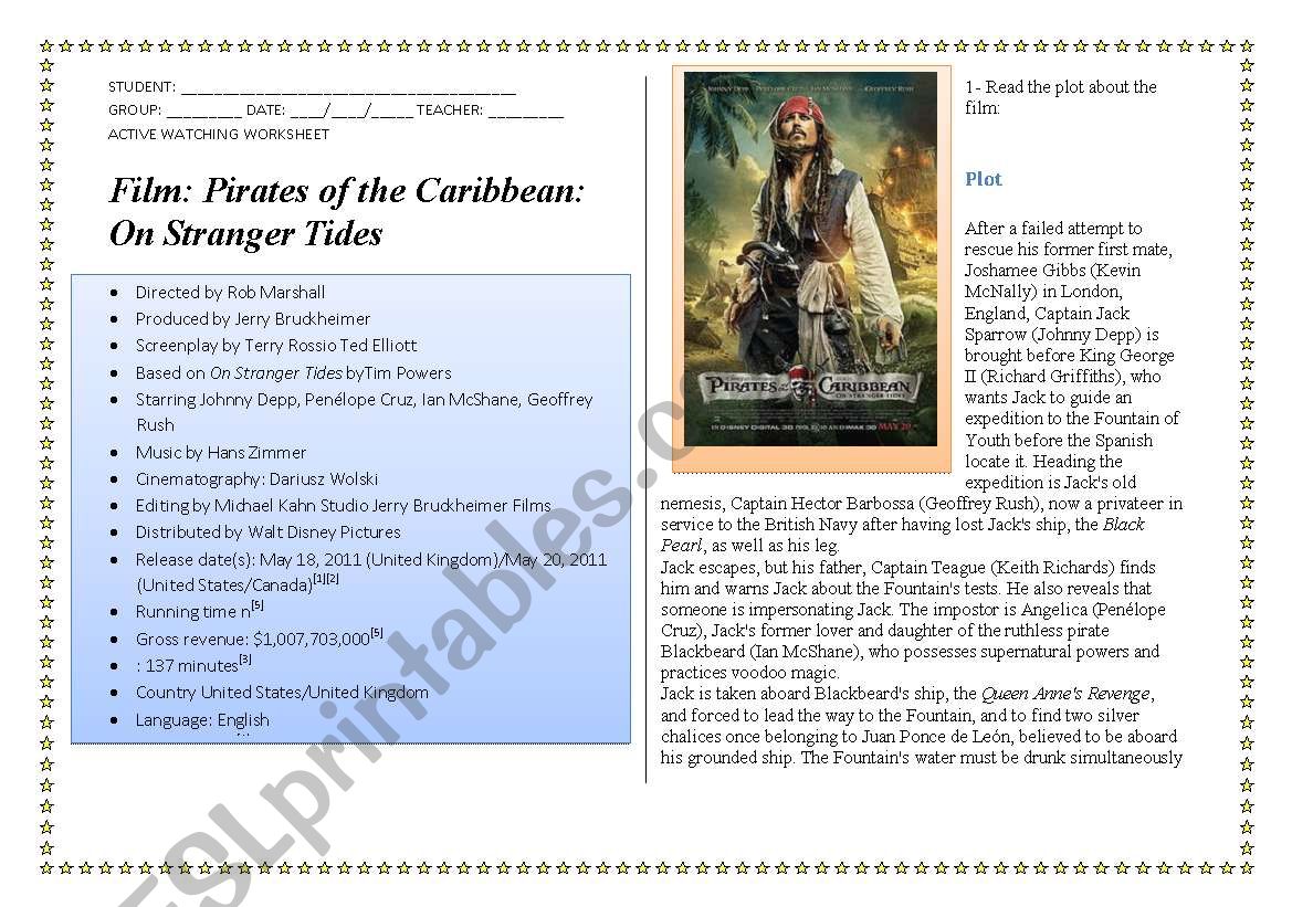 Film - Pirates of the Caribbean 