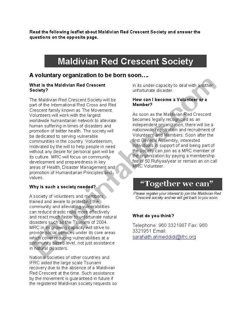 Maldivian Red Crescent Society