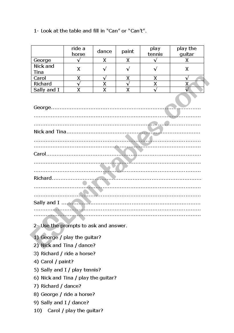 Verbo Poder worksheet