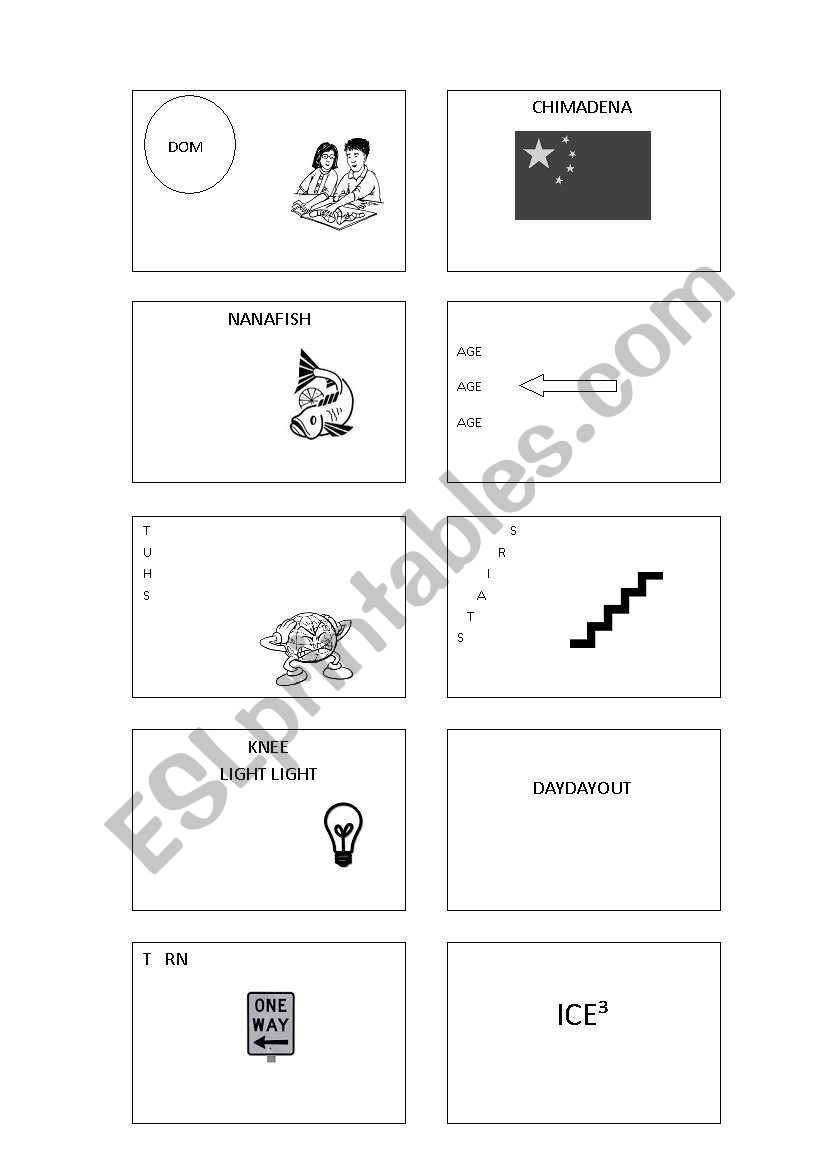 rebus 2 worksheet