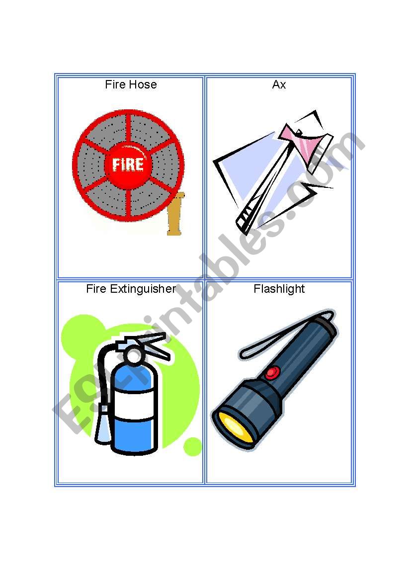 Tools Part 6: Emergency Tools worksheet