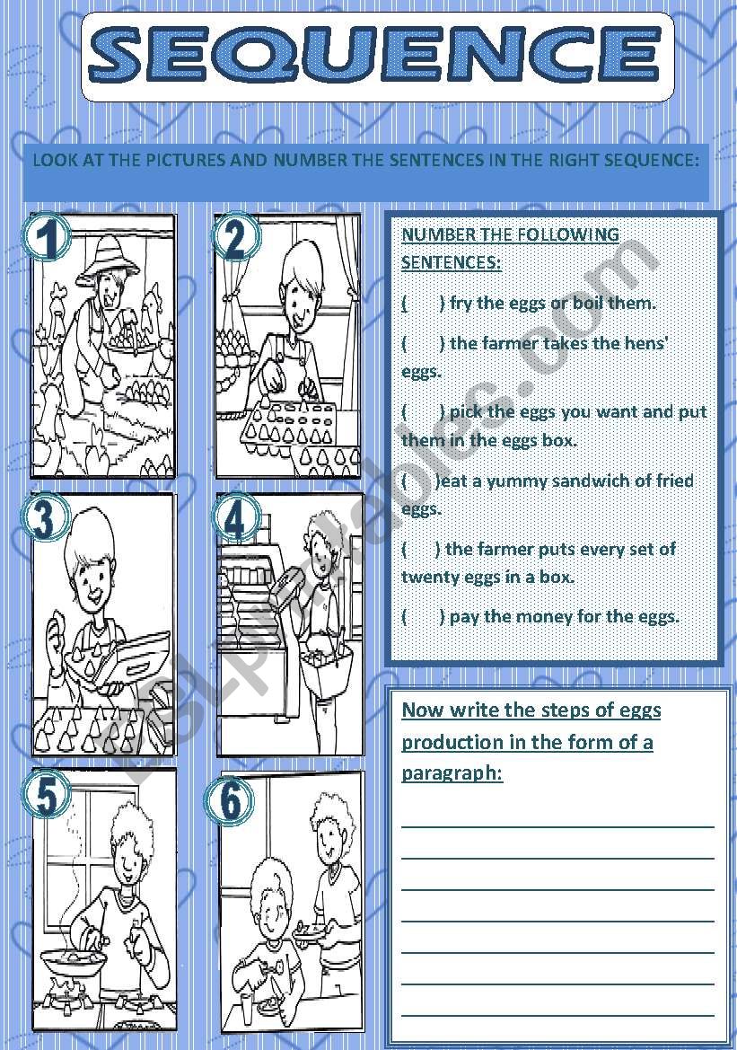 SEQUENCE worksheet