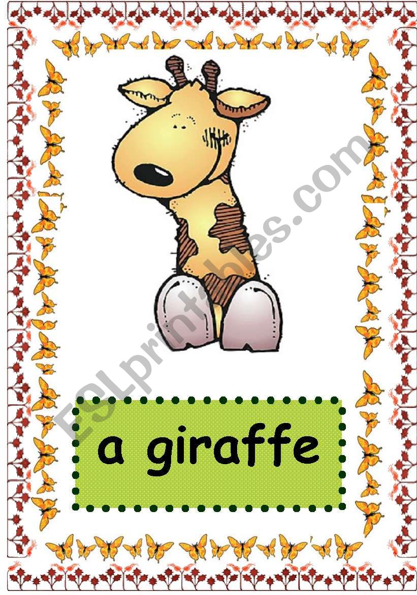 ANIMAL FLASHCARDS_PART 2 :-) worksheet