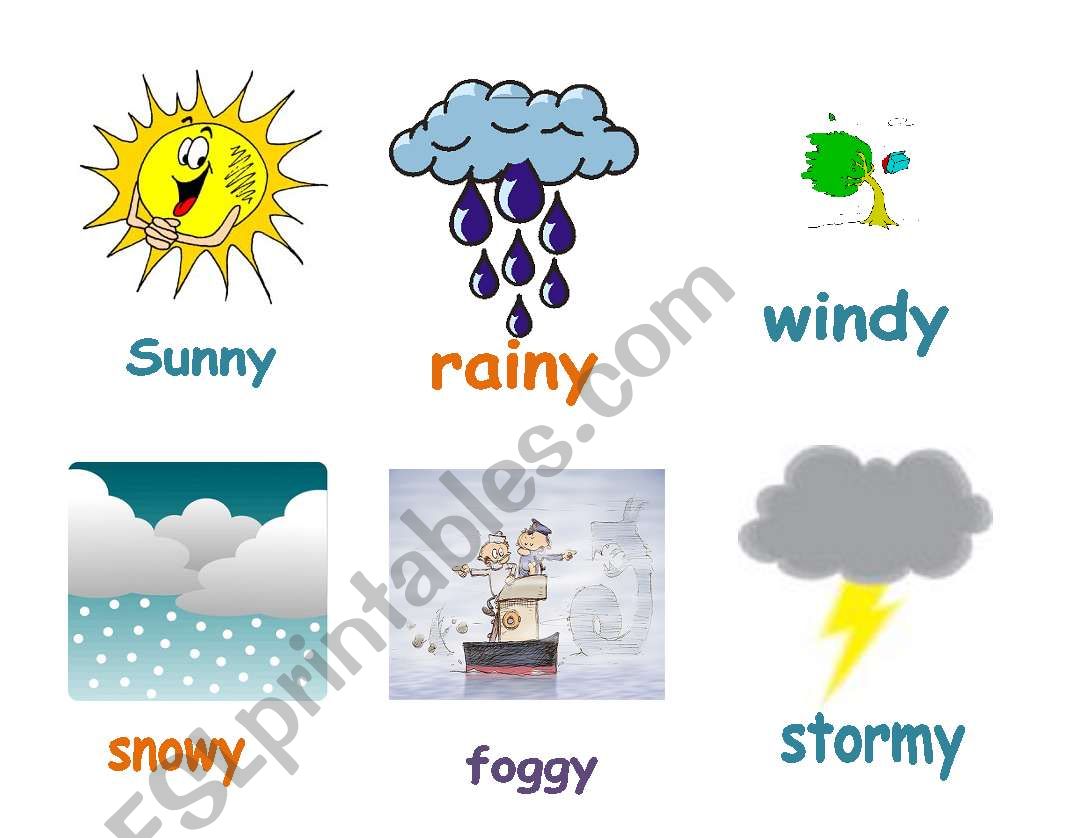 the weather cards worksheet