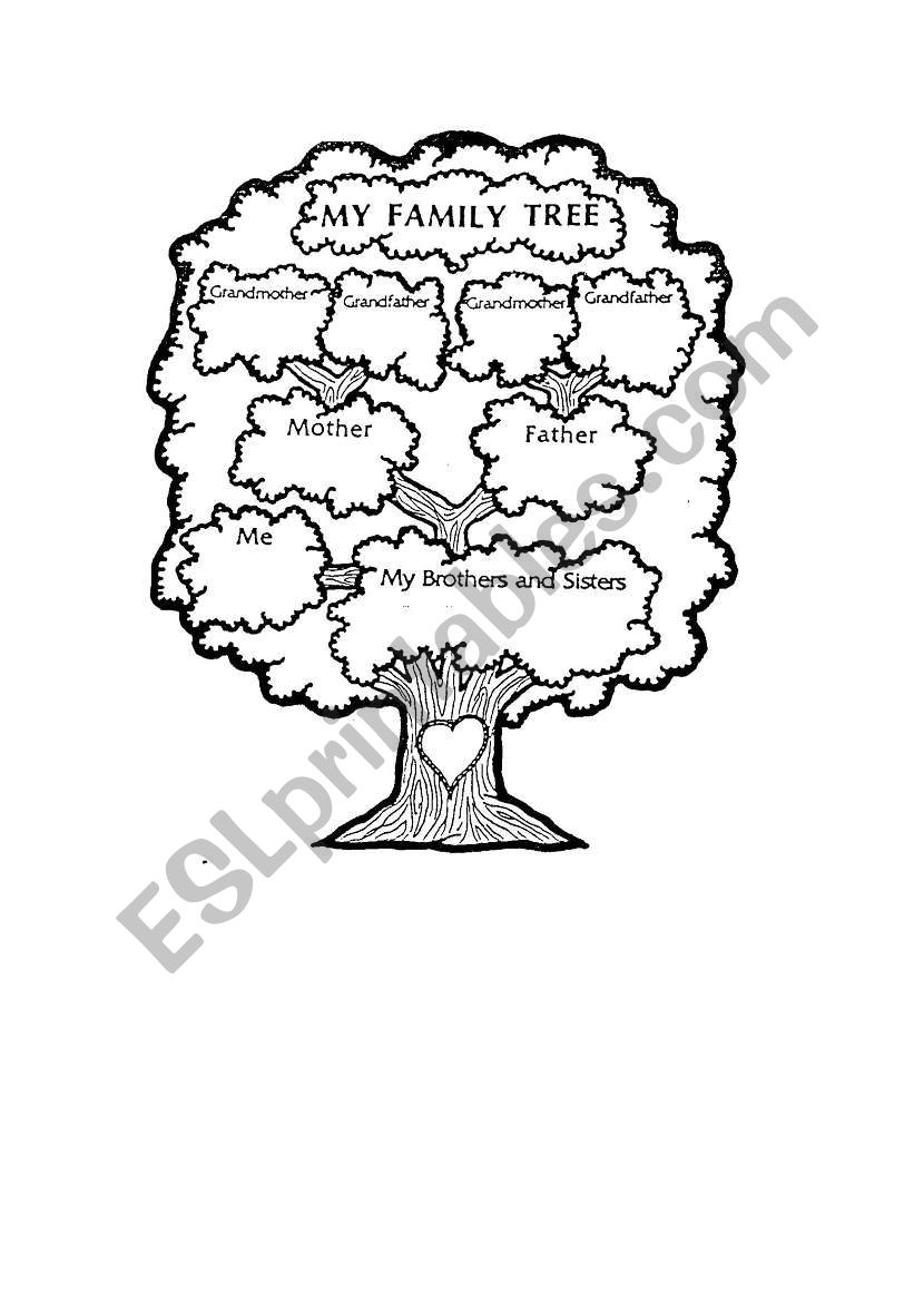 family tree worksheet