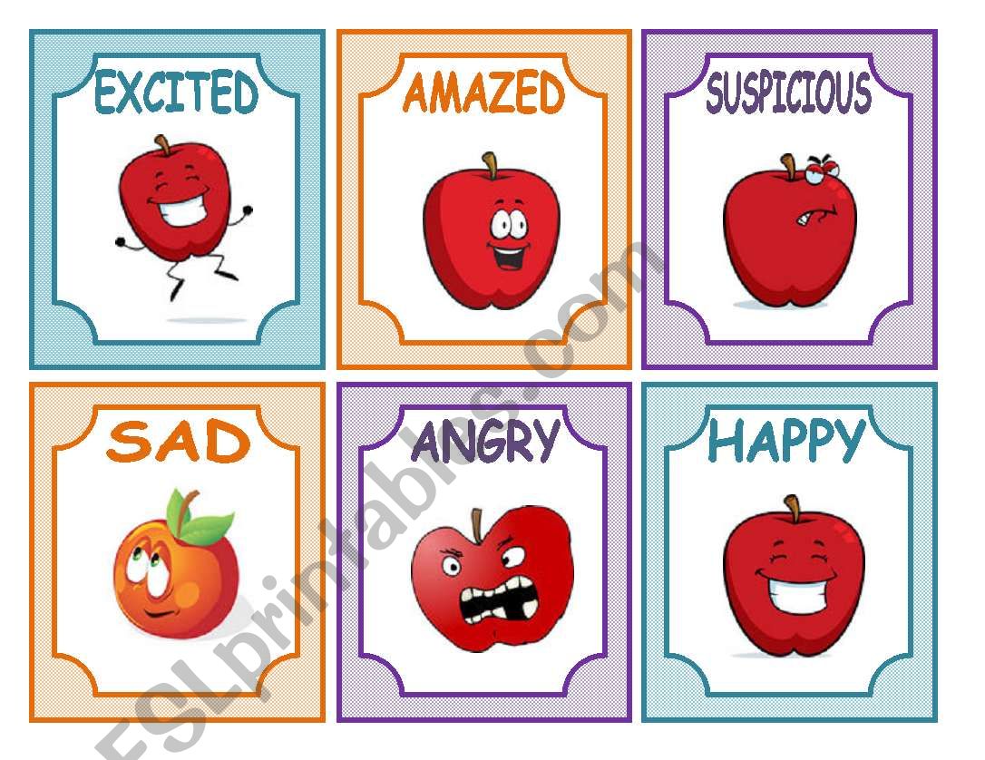 DESCRIBING FEELINGS worksheet