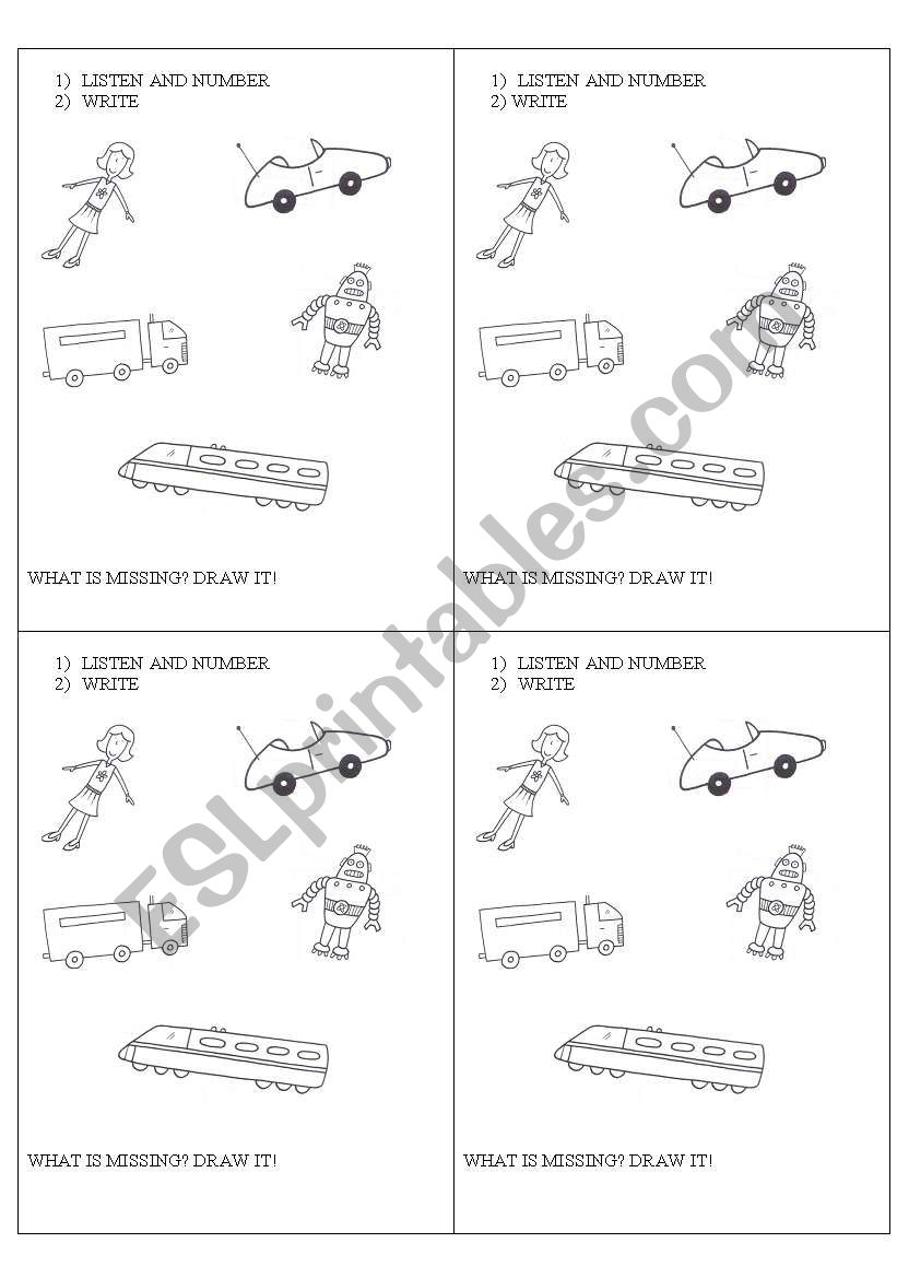 toys happy street 1 worksheet