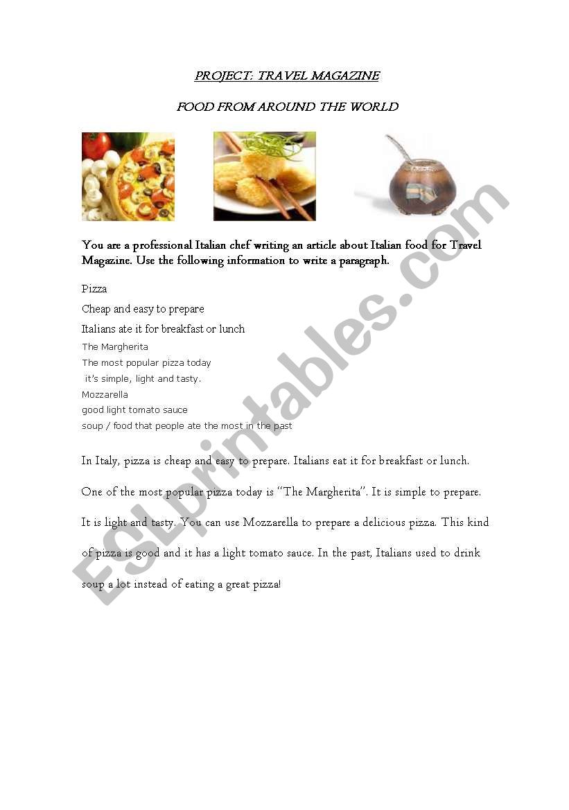 Food!! worksheet