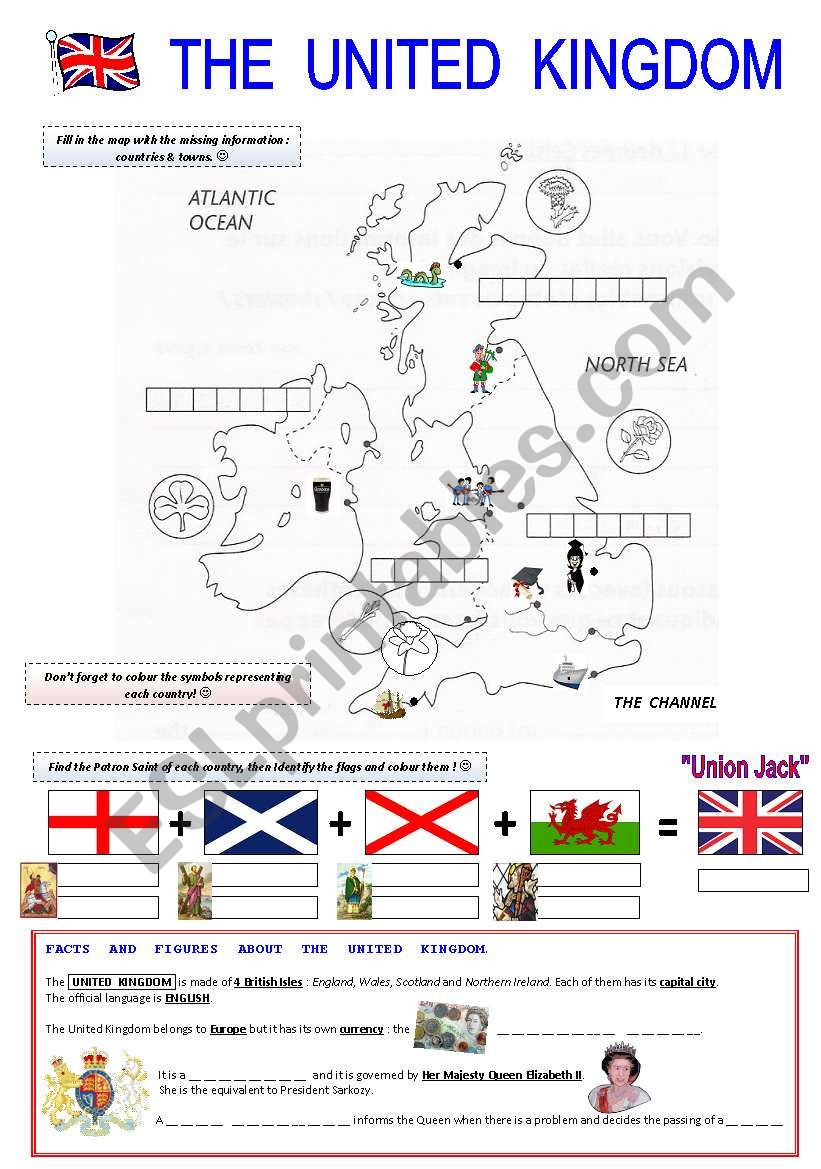 The United Kingdom worksheet