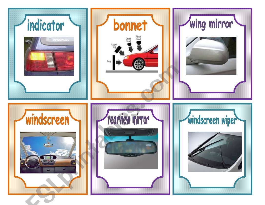 Car flashcard part 1 (13.07.2011)