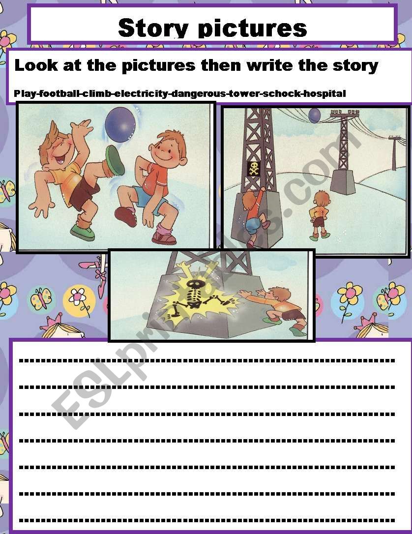 story pictures worksheet