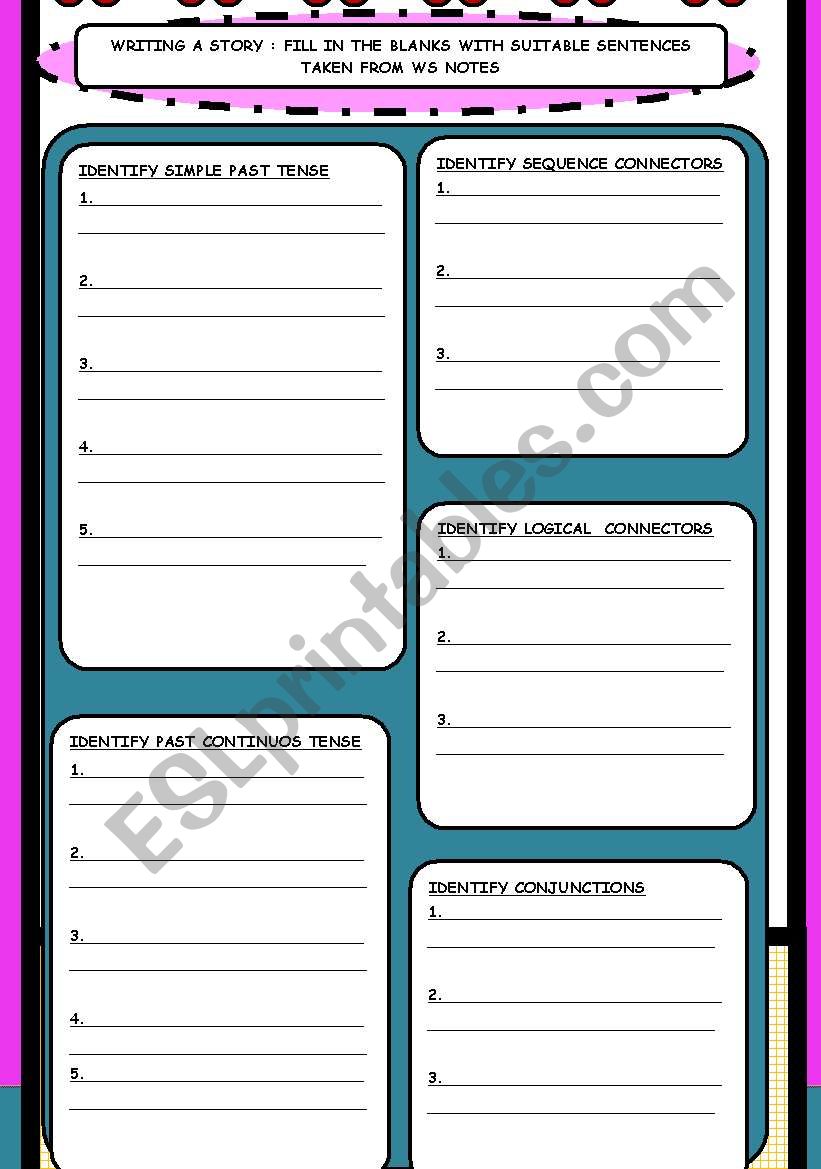 reading a story - grammar & vocabulary practices