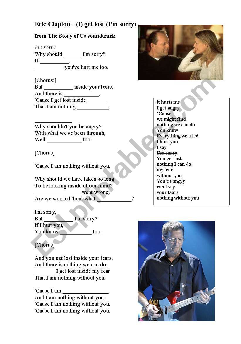 Eric Clapton - I get lost (IÂ´m sorry)