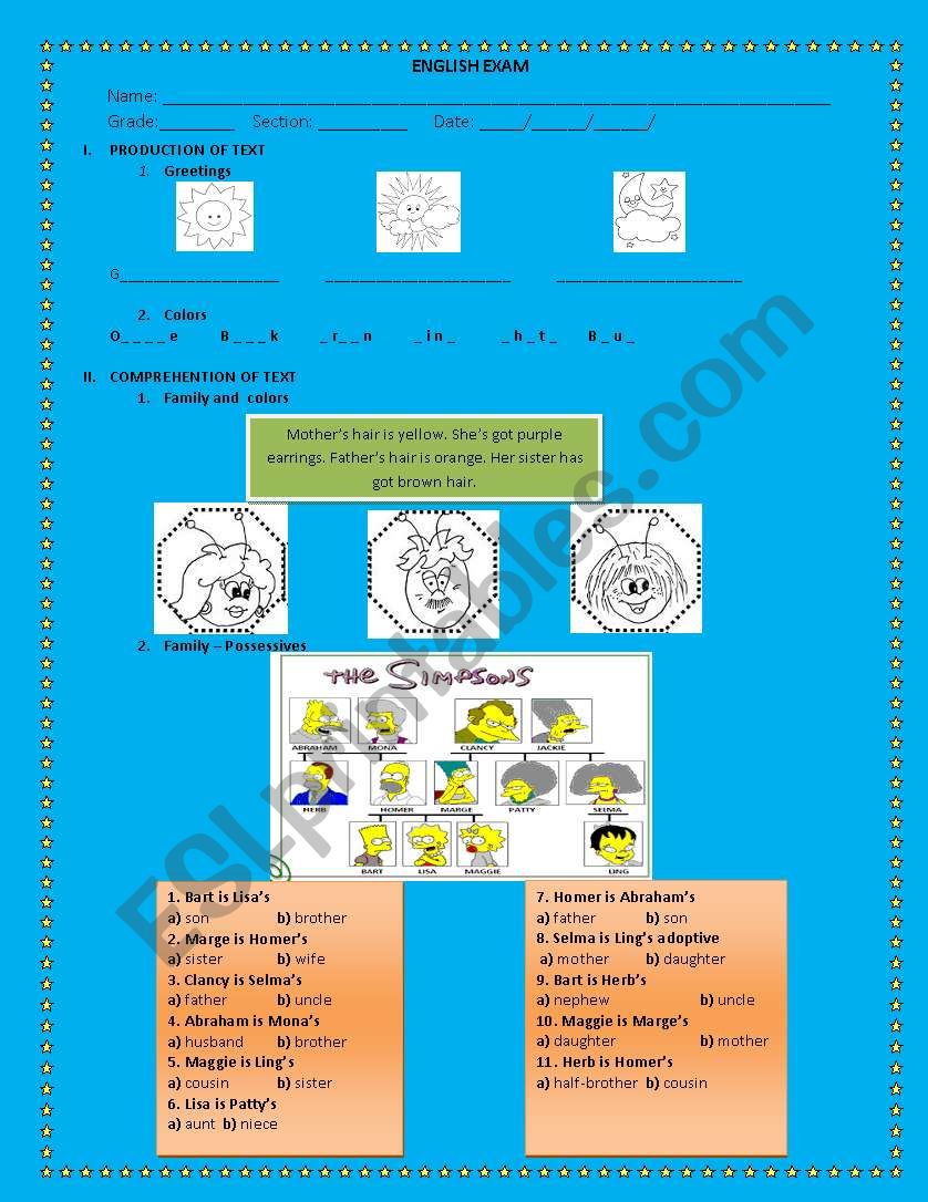 Test worksheet