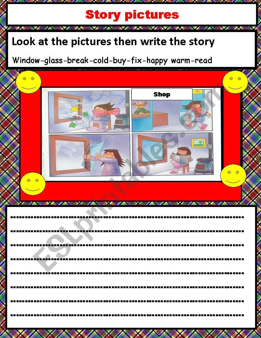 story pictures worksheet