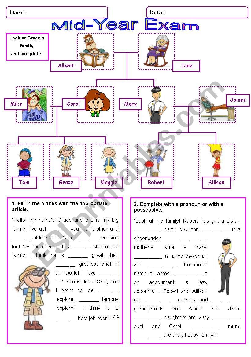 MID-YEAR EXAM worksheet