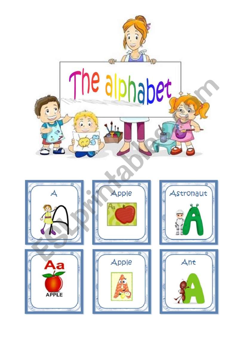 Alphabet Cards (1/10) worksheet