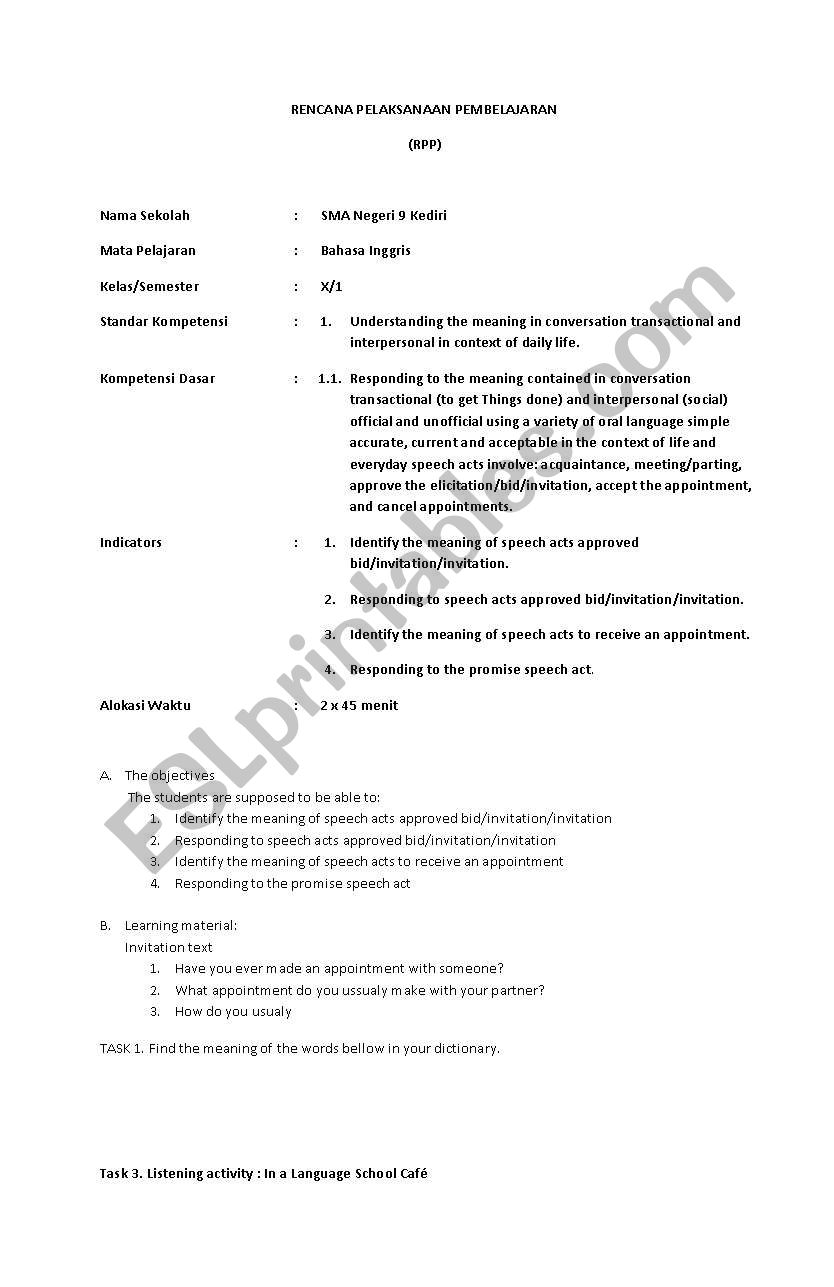 lesson plan worksheet