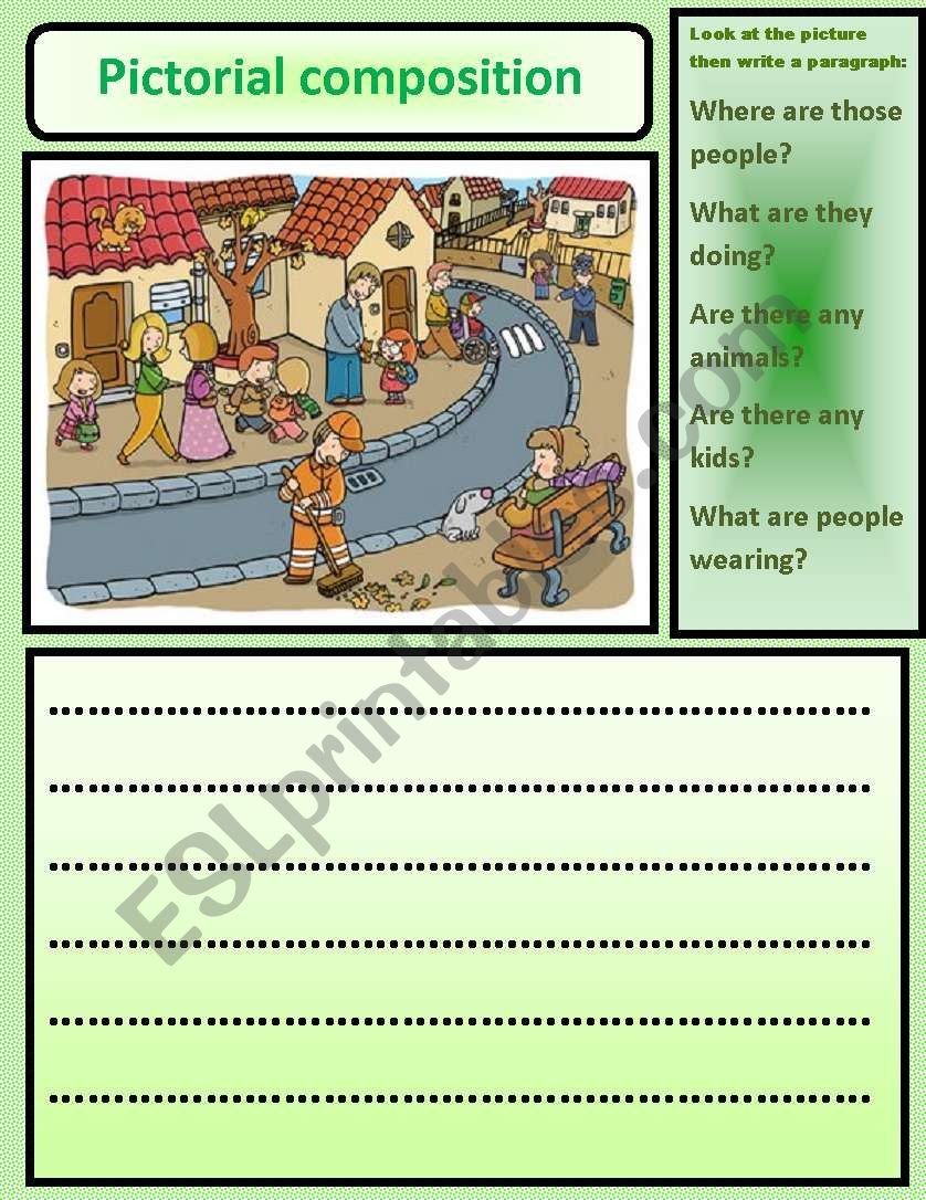 pictorial composition worksheet