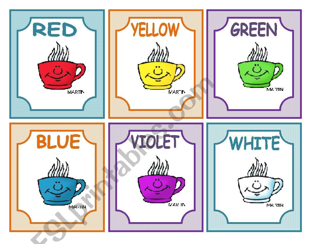 COLOURS  worksheet