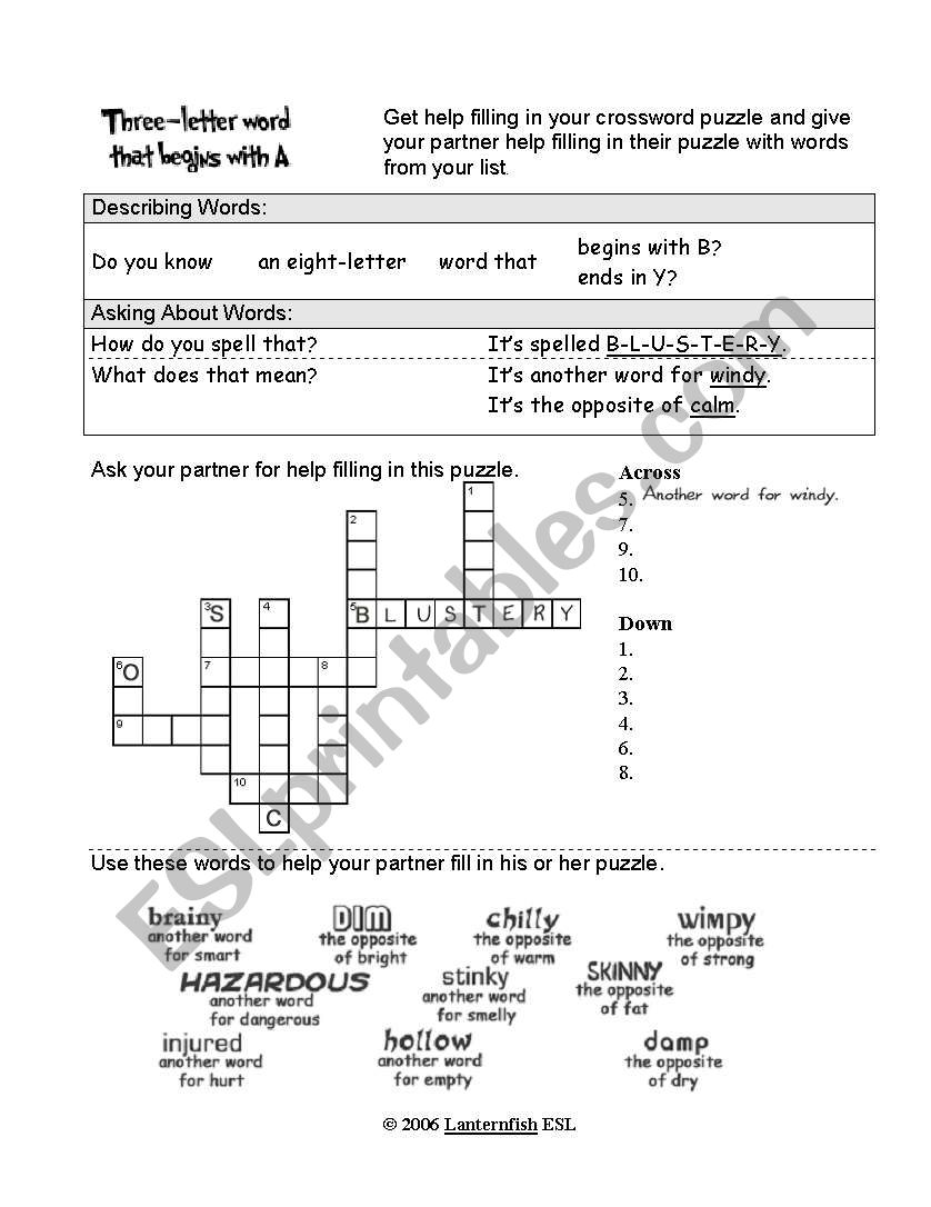 exchanging information worksheet