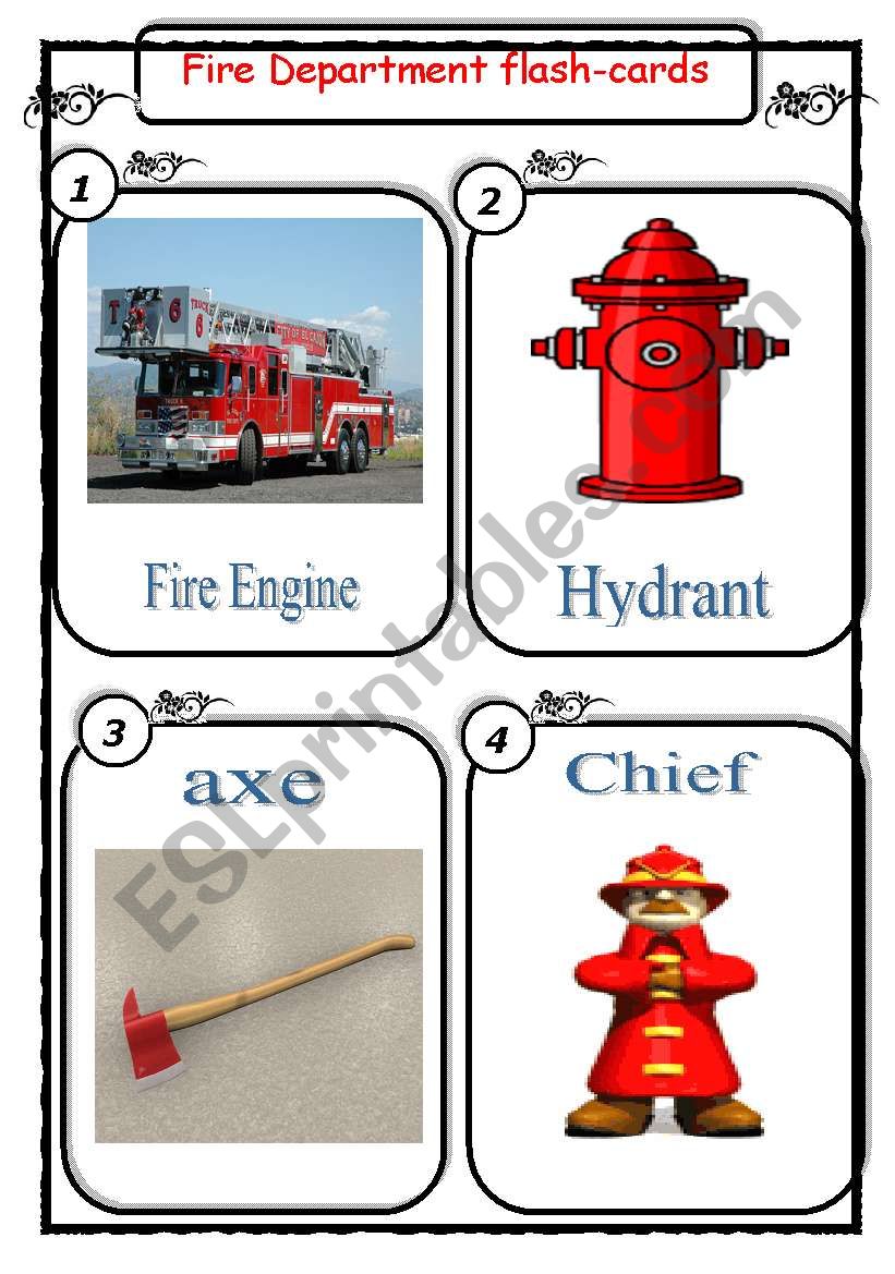 Fire department 2 worksheet