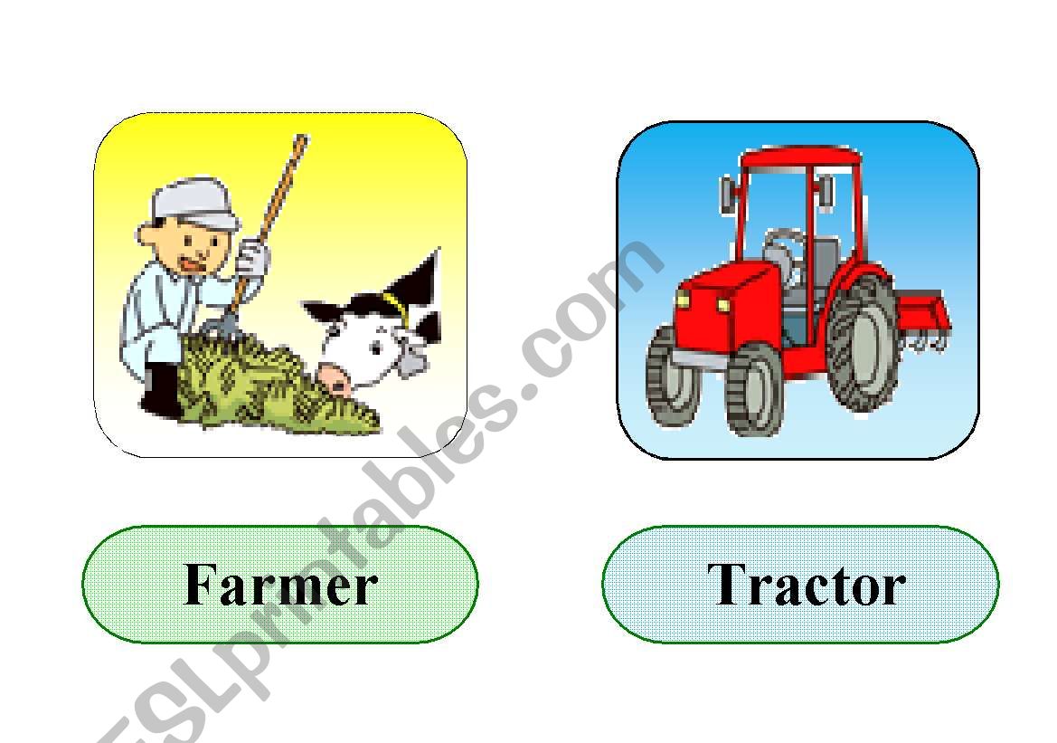 Fruit Farm (flash cards) worksheet