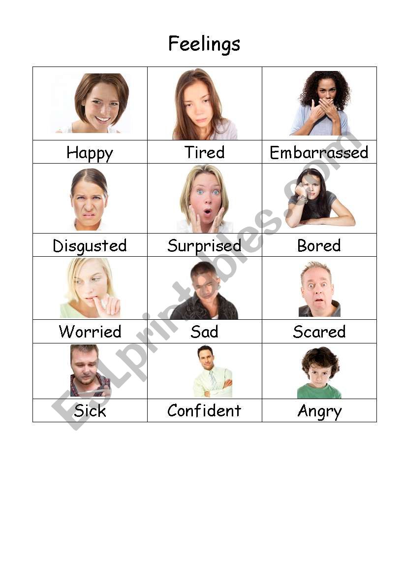 feelings worksheet