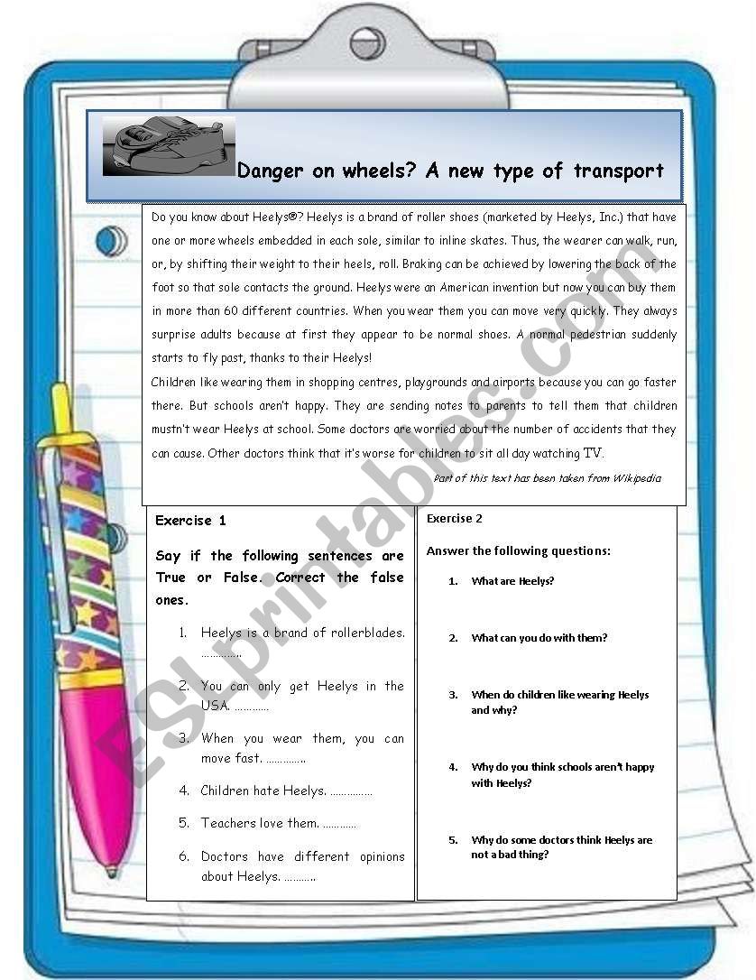 Danger on wheels? A new type of transport