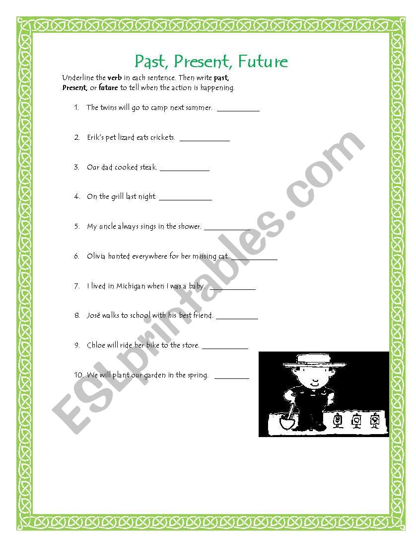 Present  Past or Future? worksheet