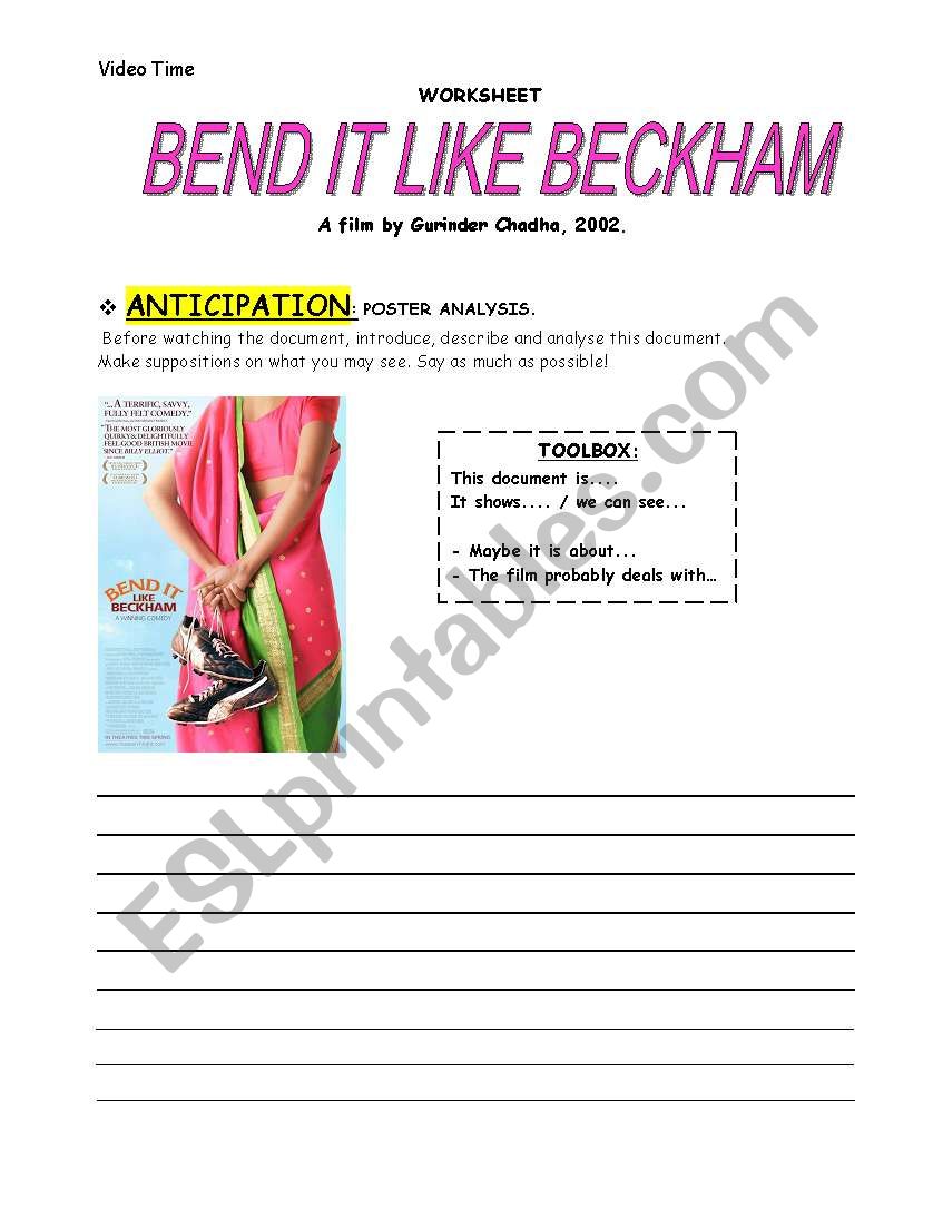 Generation Gaps*** Film Analysis*** Bend it like Beckham