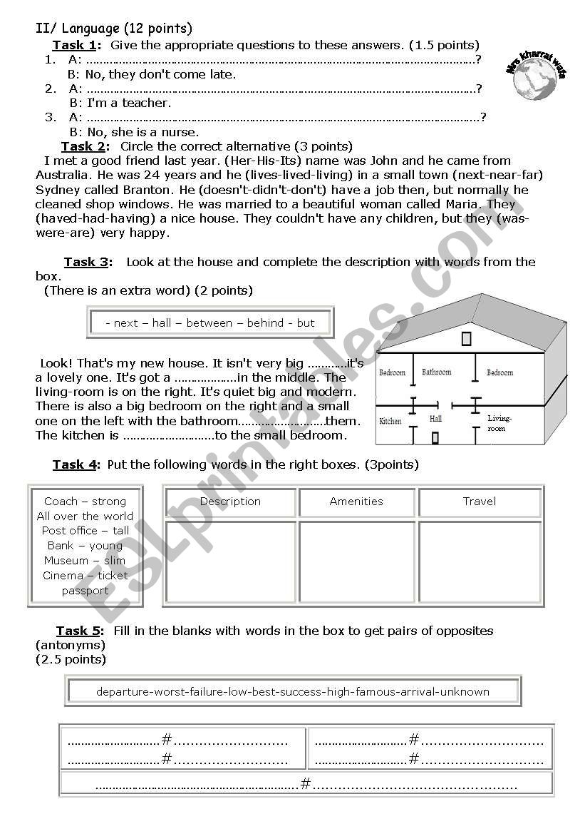 tasnim worksheet