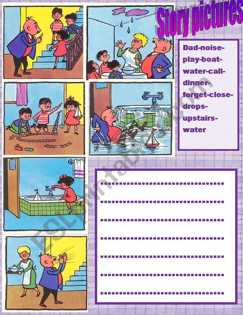 STORY PICTURES worksheet