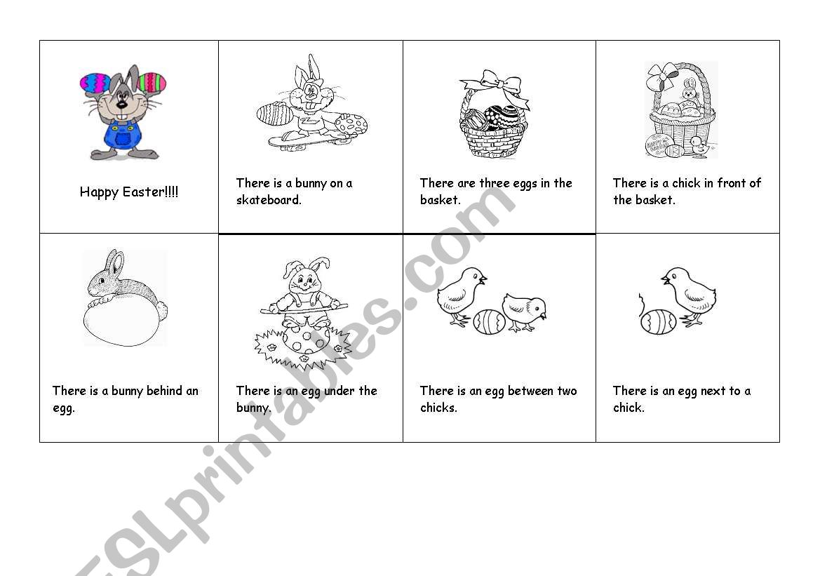 Easter Mini book worksheet