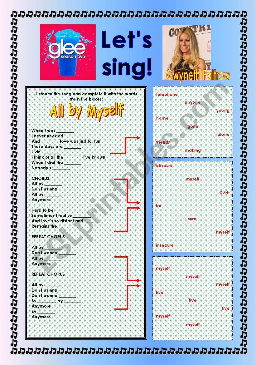 > Glee Series: Season 2! > SONGS FOR CLASS! S02E17 *.* FOUR SONGS *.* FULLY EDITABLE WITH KEY! 