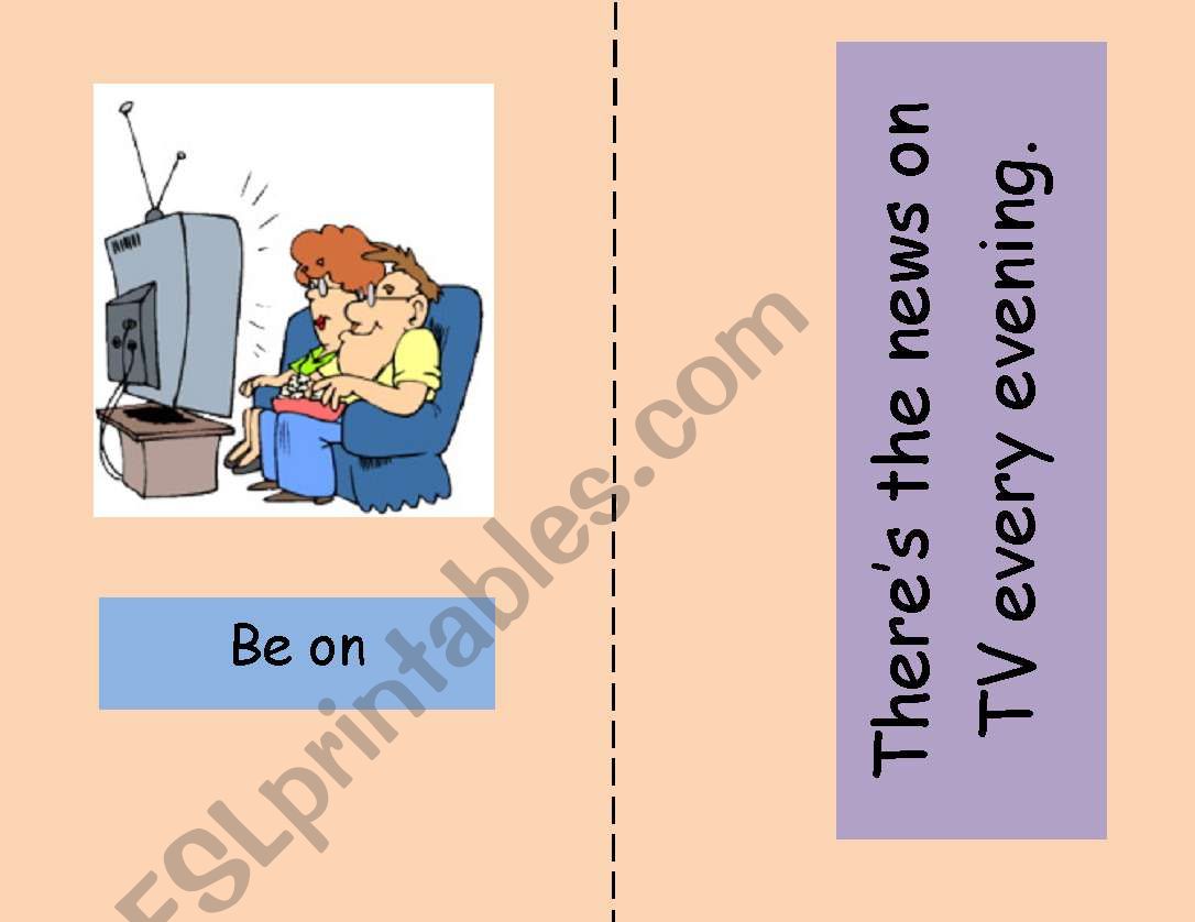 Phrasal verbs flashcards 2/3 worksheet